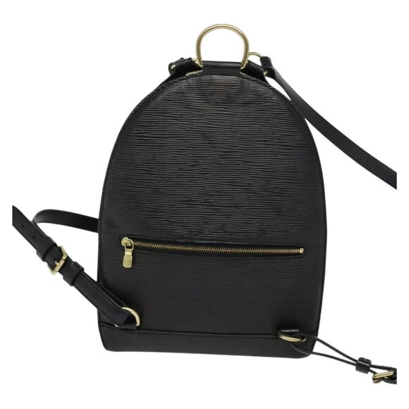 LOUIS VUITTON Epi Mabillon Backpack Black - Picture 2 of 16